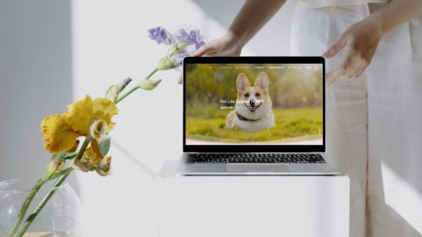 ペットシッターのホームページを制作しました。