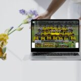 サッカーチームのホームページを制作しました。